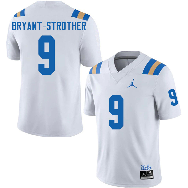 Jordan Brand Men #9 Choe Bryant-Strother UCLA Bruins College Football Jerseys Sale-White - Click Image to Close